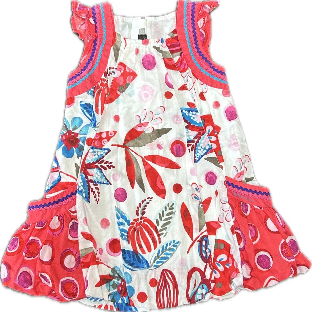 Catimini Colorful Flutter Sleeve Sundress - Size 2 (toddler)